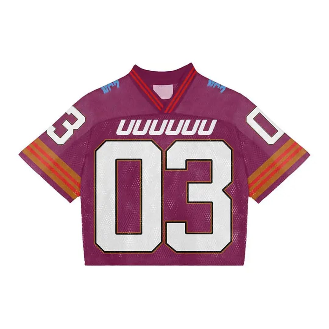 Custom Streetwear American Football Jersey Boxy Fit Unisex