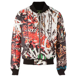 OEM Service Custom Logo Unisex <b>Zip</b>-<b>up</b> Winter Bomber <b>Jacket</b> For Men Baseball Style Windproof Nylon Material Men's <b>Jackets</b> - Product Image 6