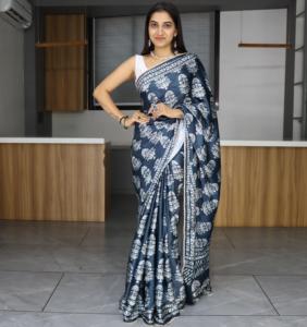 Qualité supérieure Georgette Saree dernière conception fantaisie broderie séquence dentelle travail fête filles soie Net tissu adultes - Product Image 2