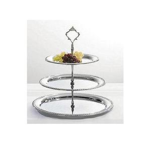 Elegante Soporte para Pastelitos de Metal con Acabado en Níquel para Hogar, Hotel, Restaurante, Fiestas de Cumpleaños - Utensilios para Pastel - Product Image 1