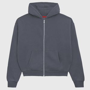 Sweat à capuche oversize en tricot d'hiver personnalisé avec logo sur le devant, imprimé délavé à l'acide, coupe ample pour femmes - Product Image 1