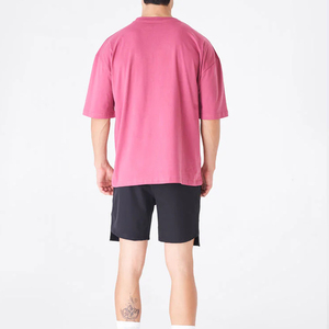 เสื้อยืดโอเวอร์ไซส์ผู้ชาย ผ้าฝ้ายแท้ 100% หนัก 240 กรัม คอกลม สำหรับพิมพ์ลายดิจิทัล เป็นมิตรกับสิ่งแวดล้อม แห้งเร็ว - Product Image 5