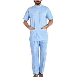 ชุดยูนิฟอร์มทางการแพทย์ ชุดพยาบาล ชุดสครับ สำหรับร้านเสริมสวย ขายส่ง สำหรับผู้ชายและทุกเพศ แขนสั้น ผลิตจากผ้าสแปนเด็กซ์/โพลีเอสเตอร์ แคนวาส เป็นมิตรกับสิ่งแวดล้อม - Product Image 3