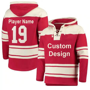 Sweat-shirt de hockey sur glace personnalisable en gros pas cher, imperméable, respirant, 100% polyester, créez votre propre uniforme, ODM OEM - Product Image 5