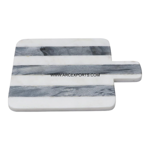 Planche à découper en marbre de qualité supérieure faite à la main avec plateau polyvalent et de qualité supérieure disponible pour les fournitures de vente en gros - Product Image 6