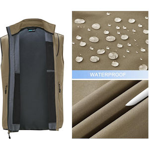 Nouveau Smart chaud col montant sans manches Soft Shell gilet vêtements hiver gilet pour femmes hommes Soft Shell gilet - Product Image 6