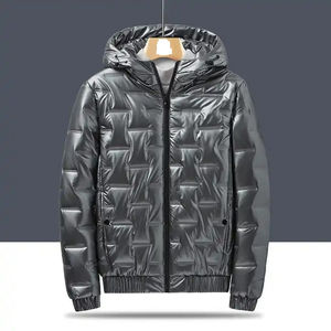 Vente chaude Nouveau design Veste matelassée de qualité supérieure pour hommes Veste en duvet à bulles Veste à bulles à fermeture éclair lourde pour hommes - Product Image 5