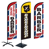 Nouvelles drapeaux à plumes populaires, support de bannière personnalisé avec impression numérique pour la publicité extérieure dans les jardins et le long des routes