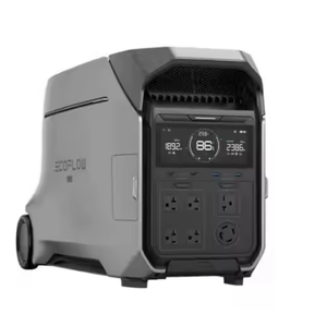 Nouvelle offre centrale électrique Portable Pro 3 sorties 120V 240V 6000W avec batterie au Lithium-Ion panneau solaire lampe de poche démarreur de saut - Product Image 1