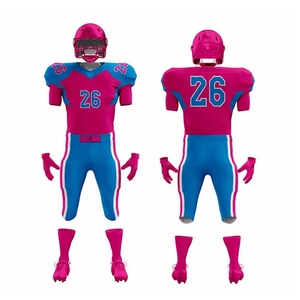Vêtements de sport en gros personnalisés, équipe, polyester, haute qualité, respirant, grande taille, unisexe, ensembles d'uniformes de football américain, livraison rapide - Product Image 1