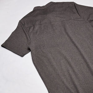 2025 <b>Men's</b> High Quality Solid Canvas Golf for <b>Shirts</b> Custom Embroidery Printing Short Sleeve Breathable <b>White</b> Cotton OEM - Product Image 5