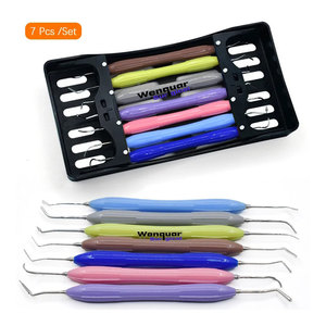 Ensemble d'instruments de remplissage en résine composite orthodontique 10/Pcs Professional LM Style Hand Plugger Tools Dental High and Autoclavable - Product Image 6