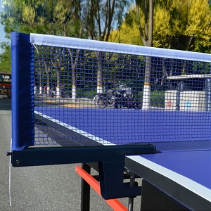 Ensemble de filet de <span class=keywords><strong>ping</strong></span>-<span class=keywords><strong>pong</strong></span> avec deux supports métalliques, filet de tennis de table en PE, parfait pour l'entraînement, doté d'un cadre de filet réglable de haute qualité - Product Image 2