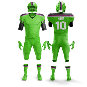 Nuevo diseño juvenil personalizado sublimación uniformes de fútbol americano desgaste económico - Product Image 1