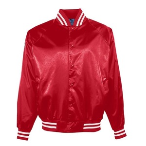 Chaqueta de satén de alta calidad para hombre Chaqueta de bombardero en nuevo estilo con la mejor calidad de bordado - Product Image 4