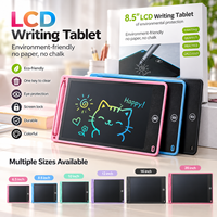 Tablette d'écriture LCD 6,5 8,5 10 12 16 20 pouces, tableau de dessin électronique réutilisable pour l'apprentissage des enfants, le bureau, vente en gros