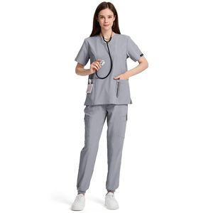 Hot Sale Medical Scrubs Uniforms Cherokee Women Scrub Nurse Uniform <b>Sets</b> for Hospital <b>Doctor</b> Costume - Product Image 1