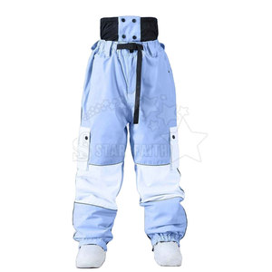 Pantalones de Esquí Casuales para Exteriores, Protección contra la Nieve, Transpirables, Ligeros, de Poliéster/Nailon, Capa Cálida de Invierno con Tela Suave - Product Image 6