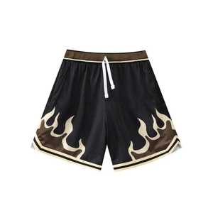 กางเกงบาสเก็ตบอลขาสั้นตาข่ายระบายอากาศแห้งเร็วพิมพ์โลโก้ตามสั่งสำหรับฤดูร้อน สไตล์สตรีทแวร์ สำหรับผู้ชายและผู้หญิง - Product Image 1