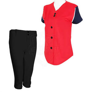 Ventes directes d'usine, uniforme de softball à manches courtes, nouveau style, vêtements de sport, uniforme de softball - Product Image 5