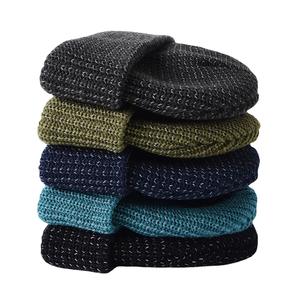 หมวกกันหนาวแบบมีกระดุมพิมพ์ลายถักโลโก้ออกแบบได้ตามต้องการจากผู้ผลิต - Product Image 1