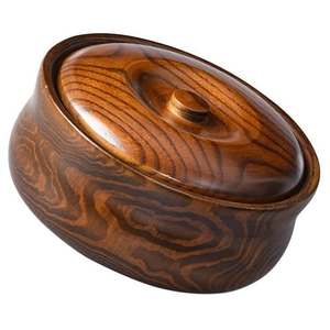 Tazón de Madera de Acacia Tallada, Plato para Ensalada Más Vendido, Tamaño Personalizado, Hecho en India, de Exportaciones Globales - Product Image 4