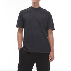 Camiseta Bordada de Diseño Superior a Precio Razonable, Camiseta Bordada para Hombre de Talla Grande con Color Personalizado - Product Image 1