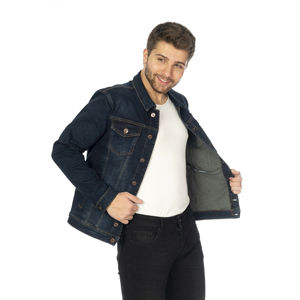 Veste en jean pour homme la plus vendue, 100 % coton, marque personnalisée, mode, noir, qualité supérieure, coupe-vent, écologique, conception OEM - Product Image 2