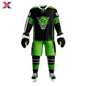Just in Premium Ice Hockey Sets Comfort Designed Uniformes para jugadores Equipo de alto rendimiento al mejor precio para la victoria - Product Image 3