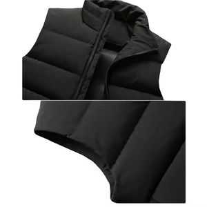 Gilet et gilet coupe-vent à bulles pour hommes Puffer le plus vendu Veste chauffante pour hommes avec design et logo personnalisés - Product Image 4