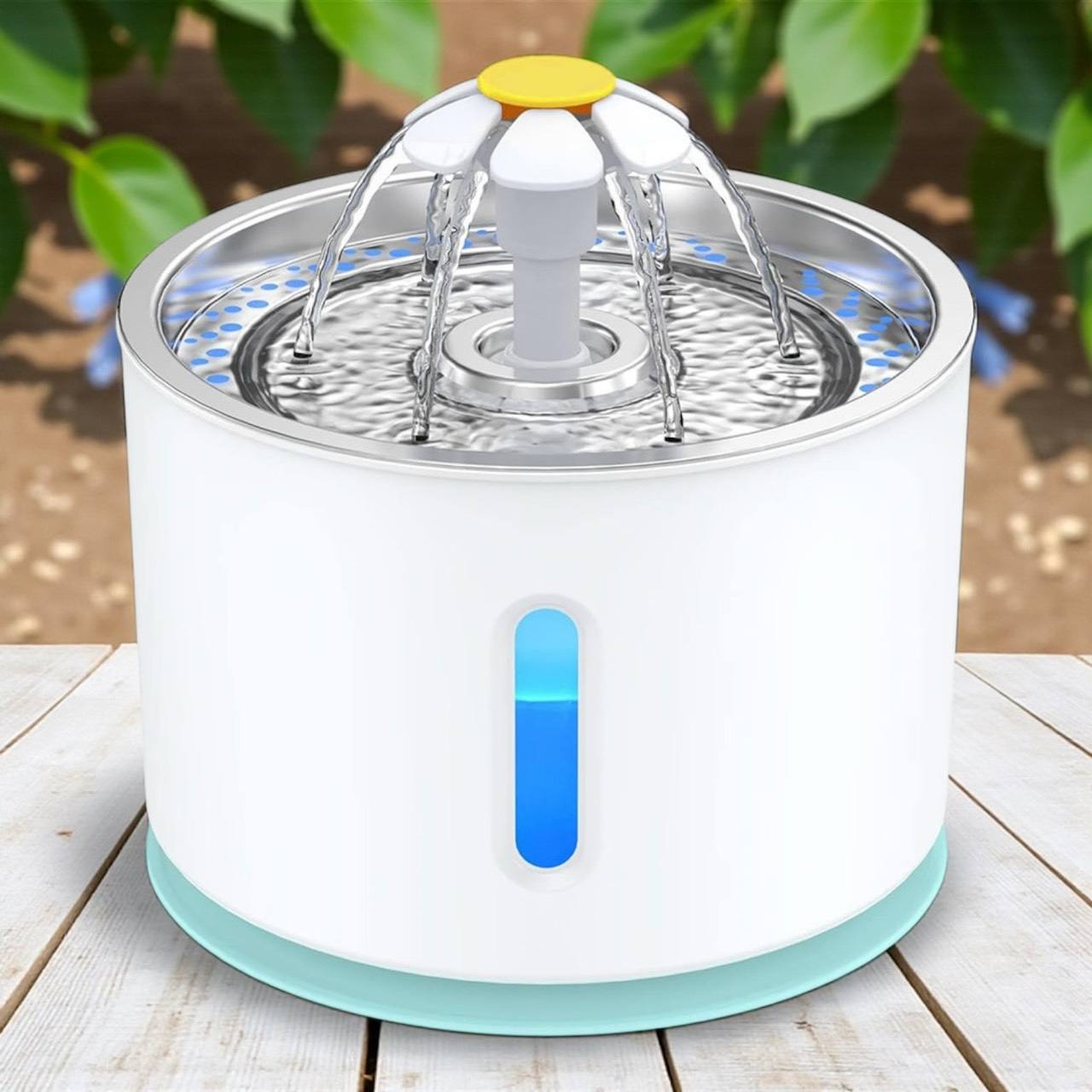 Sky Blue-USB powered (adapter not included)