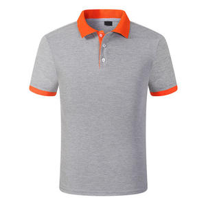 Polo de Golf de manga corta ajustado y cómodo para hombre, Polo informal con diseño de estampado sólido antibolitas altas - Product Image 4
