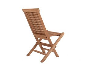 Vente en gros de chaise de jardin pliable de luxe en bois de teck massif chaise pliante d'extérieur moderne et imperméable pour la plage et le patio - Product Image 4