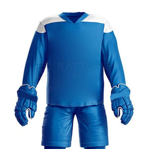 Conjunto de Jersey de Hockey sobre Hielo de Poliéster Ligero y Transpirable de Invierno, Sublimado Personalizado de Alta Calidad, Servicio OEM para Nombre de Equipo - Product Image 5