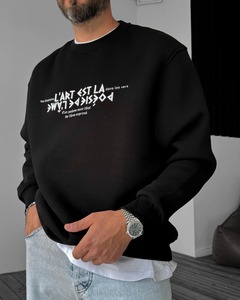 Offre Spéciale Hommes T-Shirt 100% Polaire Nouveau Style Personnalisé Mode Basics Coton Mélangé Meilleure Qualité Sweat - Product Image 2