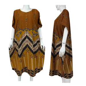 Ropa de dormir de verano para mujer con manga corta Súper relajante para la vida diaria Camisón de rayón cómodo - Product Image 6