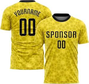 Uniforme de fútbol de poliéster 100% de último diseño, uniforme profesional para niños de nuevo estilo, Color sólido de calidad Premium a la venta - Product Image 4