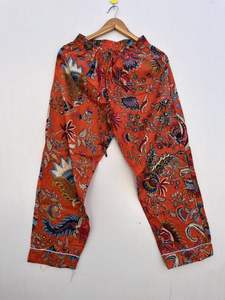 Vestido de algodón puro con cuello en V para mujer, estampado a mano, Conjunto de pijama de verano suave y cómodo, traje de noche XL - Product Image 5