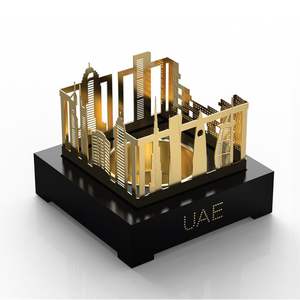 Kuwait Skyline Mabkhara Incense Burner Arabic Bukhoor <b>Holder</b> Islamic Home Decor National Day Gift Modern Table Ornament - Product Image 4