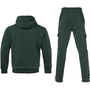 Ensemble de survêtement pour homme, 2 pièces, sweat-shirt à capuche, ensemble de jogging avec poches - Product Image 3