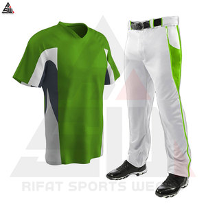 Uniforme de Béisbol Personalizado Transpirable 100% Poliéster Más Vendido al por Mayor, Conjuntos Unisex para Adultos de Alta Calidad con Impresión por Transferencia de Calor - Product Image 3