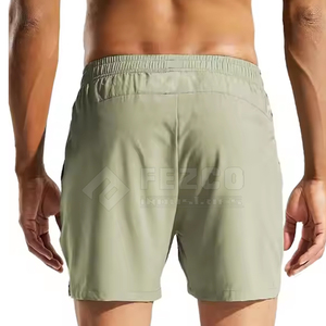 Pantalones cortos de gimnasio ligeros hechos a medida La mejor tela con cierre de cintura elástica Estilo sólido Diseño informal Venta en línea - Product Image 4