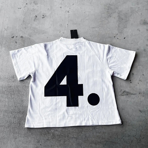 Coton lourd de haute qualité sur taille en détresse broderie été T-Shirts 280gsm Boxy Style chemises personnalisées - Product Image 6