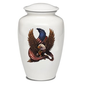 Urna Funeraria de Aluminio para Adultos con Diseño de Cazador y Árbol, Acabado Multicolor, Aspecto Único - Product Image 2