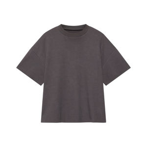 Camisetas de algodón 100% lavadas con ácido para hombre, ropa informal de estilo informal pesada de gran tamaño, manga corta, estilo informal holgado - Product Image 5