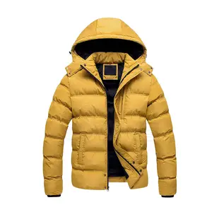 Custom Warm Bomber Windbreaker Puffer Coat Waterproof Outdoor Men Puffer Jackets For Online Sale