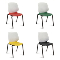 Nouvelle chaise de bureau moderne en maille plastique avec accoudoirs métalliques, pivotante, réglable, pieds en acier, dossier solide, assise ergonomique, structure en acier