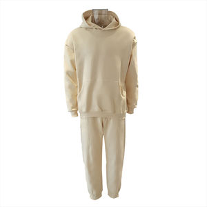 Survêtements streetwear pour hommes personnalisés, prix de gros, grandes tailles, à capuche, couleur unie, pour un confort de mouvement optimal, usage quotidien, coupe régulière 2026 - Product Image 1