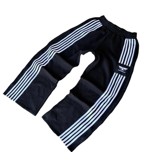 Pantalon de survêtement pour hommes de qualité supérieure personnalisé Style Baggy rayures latérales haute coton polaire chaud épais ample taille élastique Joggers - Product Image 3