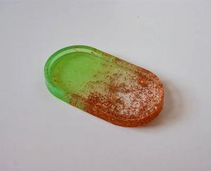 Custom Color Solid Textured Art Decorative Glass <b>Display</b> Wall Art Counter Stained Crystal Glass Brick Tray Handmade - Product Image 6